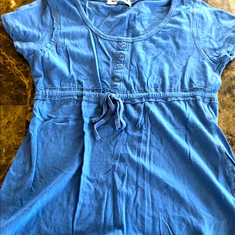 Cute Cotton Maternity Top Size Small